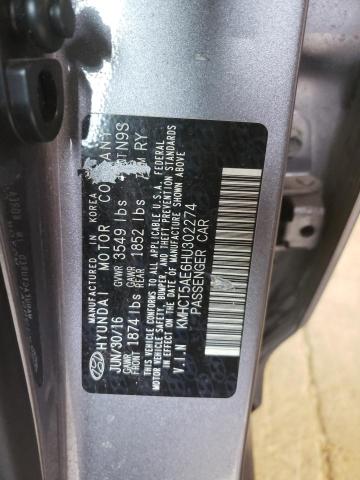 Photo 10 from auction – 2017 HYUNDAI ACCENT SE with VIN KMHCT5AE6HU302274