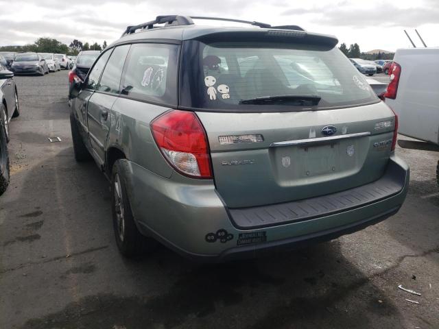 Photo 3 from auction – 2009 SUBARU OUTBACK 2. with VIN 4S4BP61C597310015