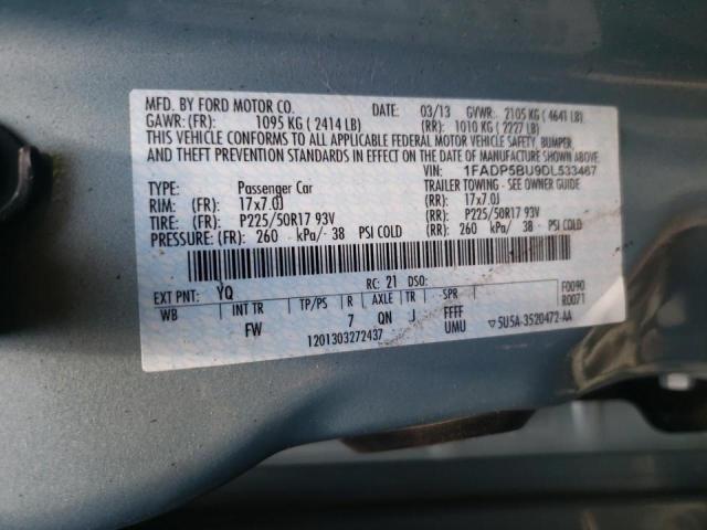 Photo 10 from auction – 2013 FORD C-MAX SEL with VIN 1FADP5BU9DL533467