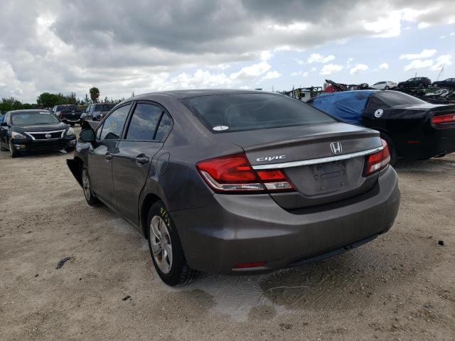 Photo 3 from auction – 2013 HONDA CIVIC LX with VIN 19XFB2F51DE077296