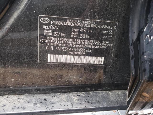 Photo 10 from auction – 2017 HYUNDAI SONATA SPO with VIN 5NPE34AF7HH586265