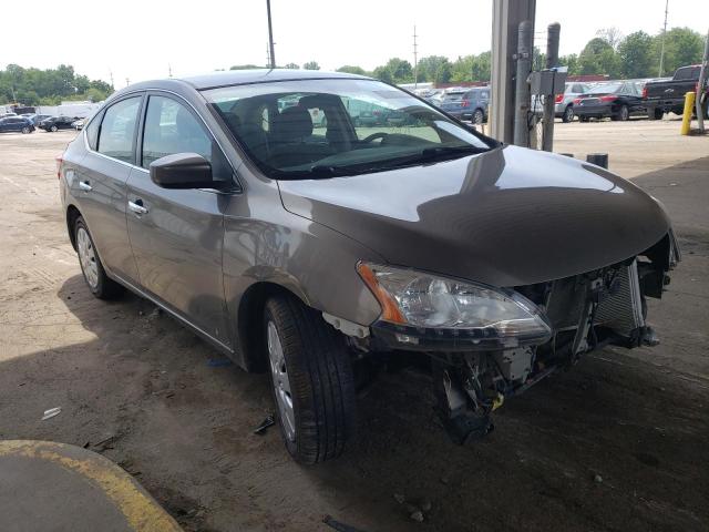 NISSAN SENTRA S 2015 with VIN 3N1AB7AP9FL654092 - Photo from auction