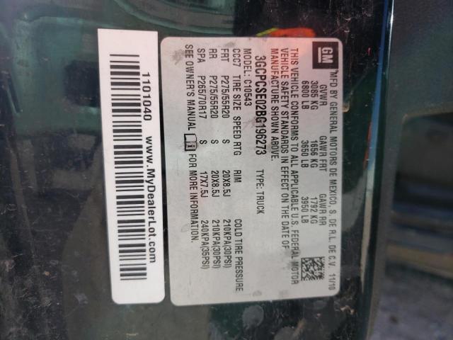 Photo 10 from auction – 2011 CHEVROLET SILVERADO with VIN 3GCPCSE02BG196273