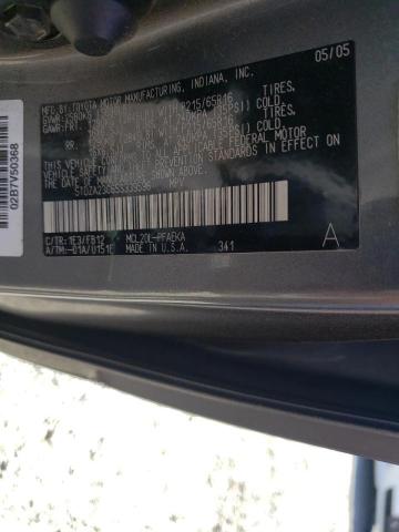 Photo 10 from auction – 2005 TOYOTA SIENNA CE with VIN 5TDZA23C65S339596