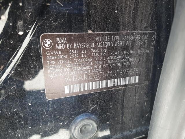 Photo 10 from auction – 2012 BMW ALPINA B7 with VIN WBAKC6C57CC395675