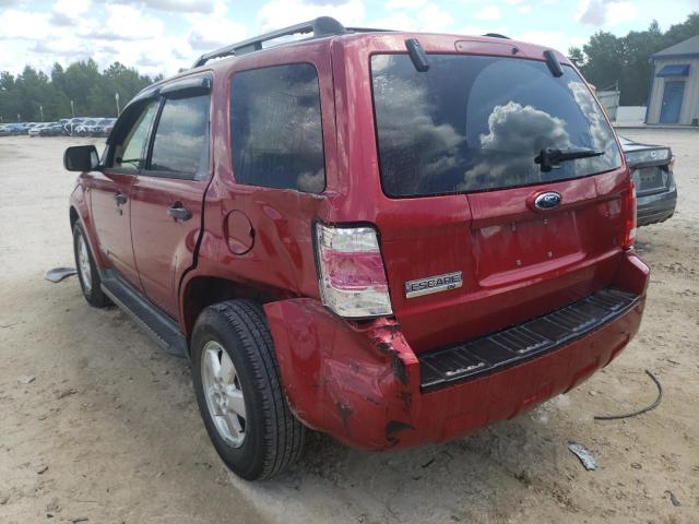 Photo 3 from auction – 2008 FORD ESCAPE XLT with VIN 1FMCU03118KD66888