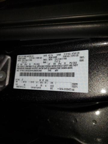 Photo 10 from auction – 2017 FORD ESCAPE SE with VIN 1FMCU9GD0HUB05345
