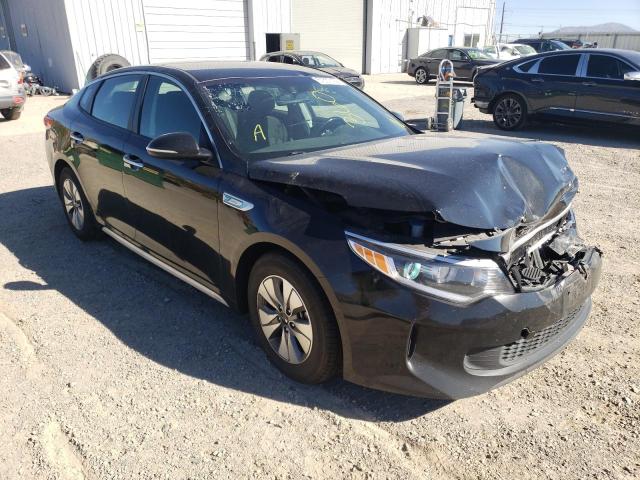 KIA OPTIMA HYB 2017 with VIN KNAGT4LE6H5017157 - Photo from auction