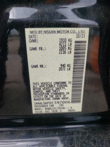 Photo 10 from auction – 2015 NISSAN ALTIMA 2.5 with VIN 1N4AL3AP5FC597006