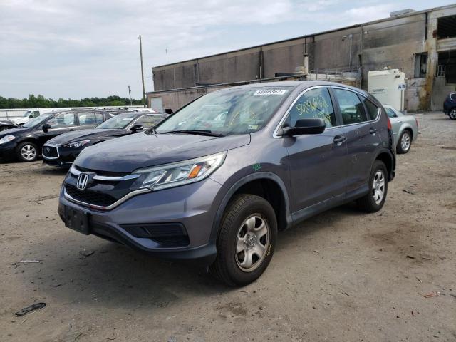 Photo 2 from auction – 2015 HONDA CR-V LX with VIN 5J6RM4H37FL063003