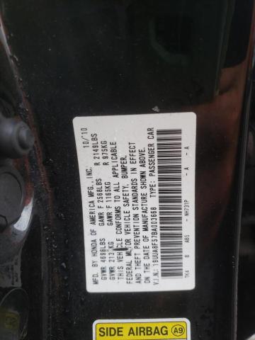 Photo 10 from auction – 2011 ACURA TL with VIN 19UUA8F57BA003668