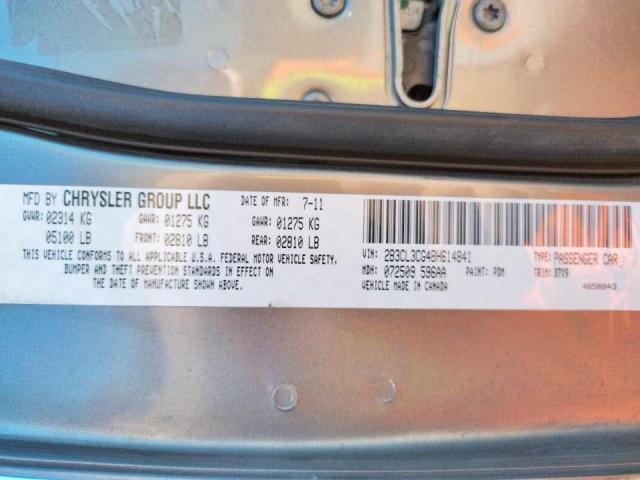 Photo 10 from auction – 2011 DODGE CHARGER with VIN 2B3CL3CG4BH614841