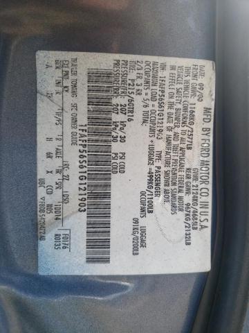 Photo 10 from auction – 2001 FORD TAURUS SEL with VIN 1FAFP56S61G121903