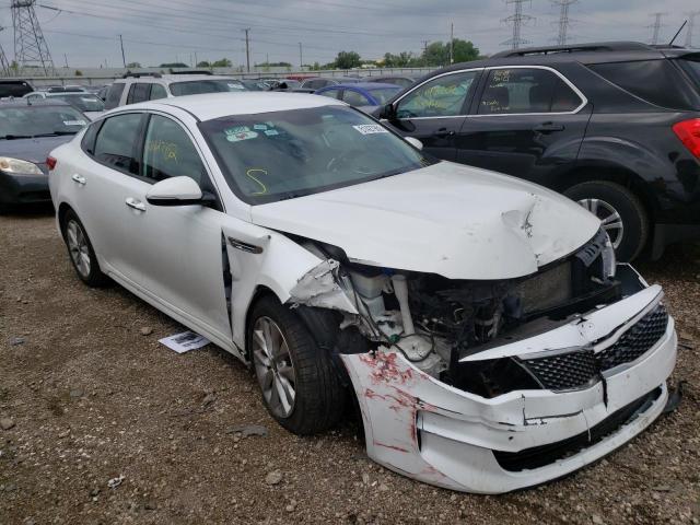 KIA OPTIMA EX 2018 with VIN 5XXGU4L31JG245907 - Photo from auction