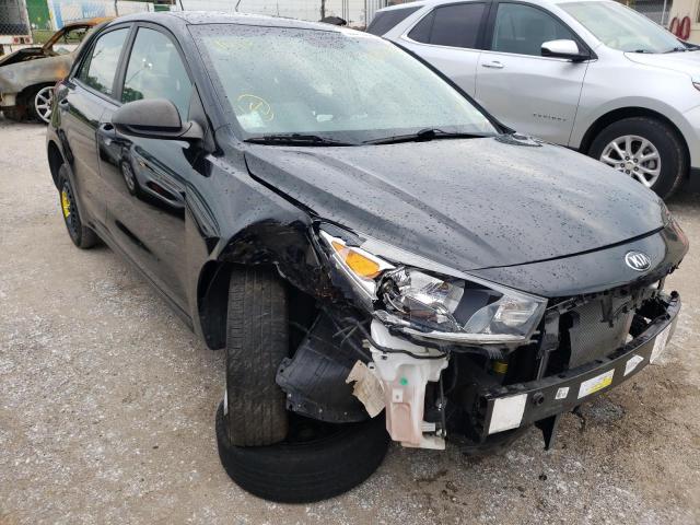 KIA RIO LX 2018 with VIN 3KPA25AB2JE049334 - Photo from auction