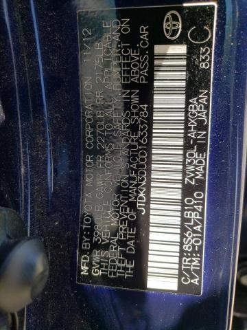 Photo 10 from auction – 2013 TOYOTA PRIUS with VIN JTDKN3DU0D1633784