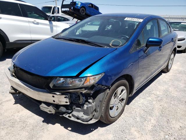 Photo 2 from auction – 2015 HONDA CIVIC LX with VIN 19XFB2E59FE051694