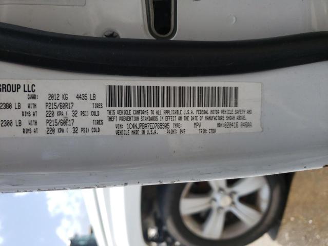 Photo 10 from auction – 2014 JEEP PATRIOT SP with VIN 1C4NJPBA7ED769905