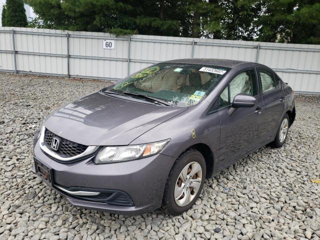 Photo 2 from auction – 2014 HONDA CIVIC LX with VIN 19XFB2F59EE262231
