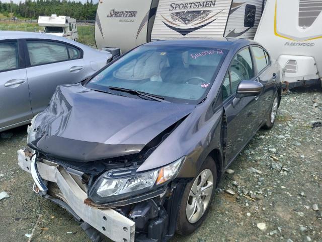 Photo 2 from auction – 2014 HONDA CIVIC LX with VIN 2HGFB2F49EH005261