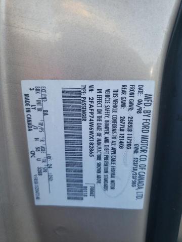 Photo 10 from auction – 1998 FORD CROWN VICT with VIN 2FAFP74W6WX182865