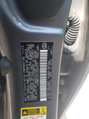 Photo 10 from auction – 2014 LEXUS ES 300H with VIN JTHBW1GG1E2047919