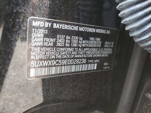 Photo 10 from auction – 2014 BMW X3 XDRIVE2 with VIN 5UXWX9C59E0D28236