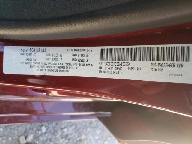 Photo 10 from auction – 2016 CHRYSLER 200 LIMITE with VIN 1C3CCCAB9GN155654
