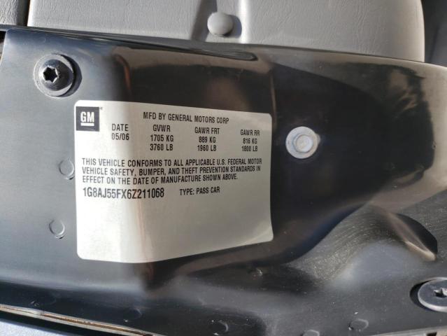 Photo 10 from auction – 2006 SATURN ION LEVEL with VIN 1G8AJ55FX6Z211068