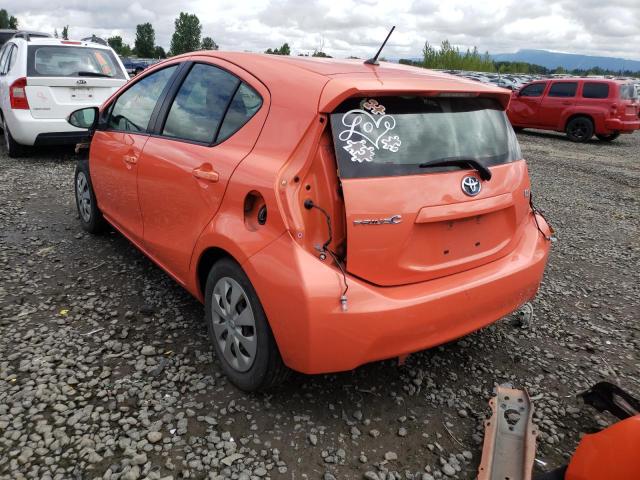Photo 3 from auction – 2012 TOYOTA PRIUS C with VIN JTDKDTB33C1012101