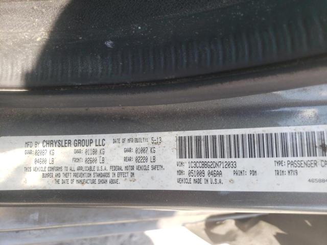 Photo 10 from auction – 2013 CHRYSLER 200 TOURIN with VIN 1C3CCBBG2DN712033
