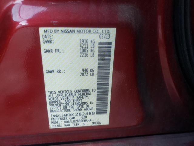 Photo 10 from auction – 2013 NISSAN ALTIMA 2.5 with VIN 1N4AL3AP1DC282488