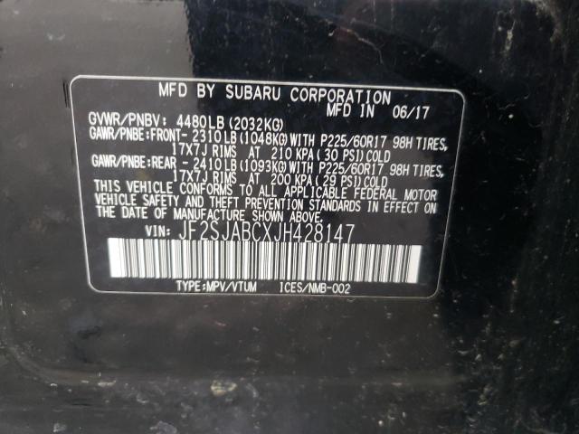 Photo 10 from auction – 2018 SUBARU FORESTER 2 with VIN JF2SJABCXJH428147