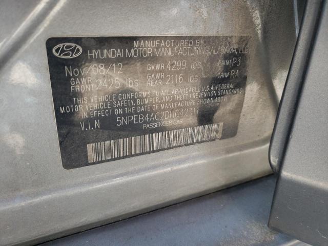 Photo 10 from auction – 2013 HYUNDAI SONATA GLS with VIN 5NPEB4AC2DH642311