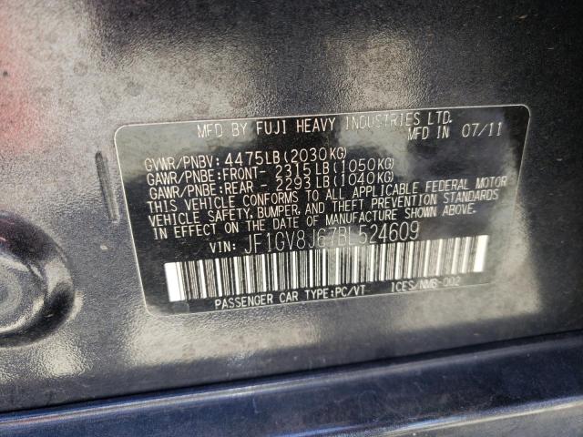 Photo 10 from auction – 2011 SUBARU IMPREZA WR with VIN JF1GV8J67BL524609