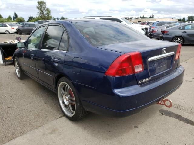Photo 3 from auction – 2002 HONDA CIVIC EX with VIN 2HGES26742H544890
