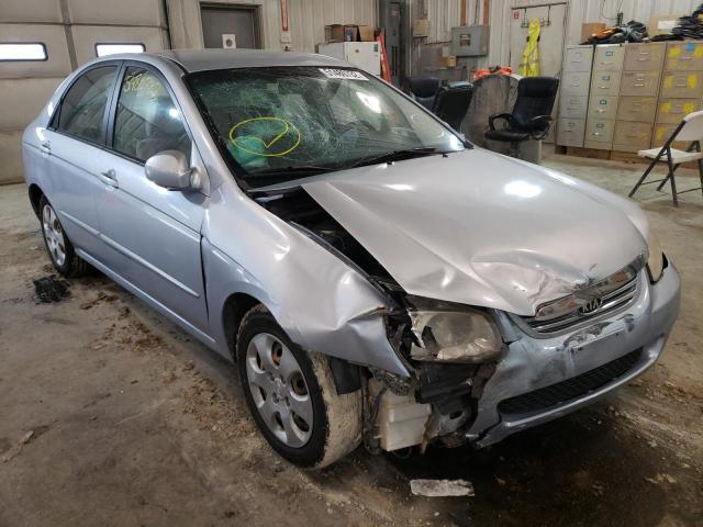 KIA SPECTRA EX 2007 with VIN KNAFE121875404603 - Photo from auction