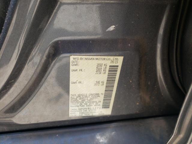 Photo 10 from auction – 2015 NISSAN ALTIMA 2.5 with VIN 1N4AL3AP1FN911271