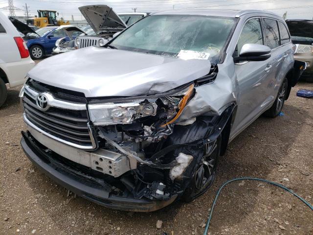 Photo 2 from auction – 2016 TOYOTA HIGHLANDER with VIN 5TDJKRFH0GS503809