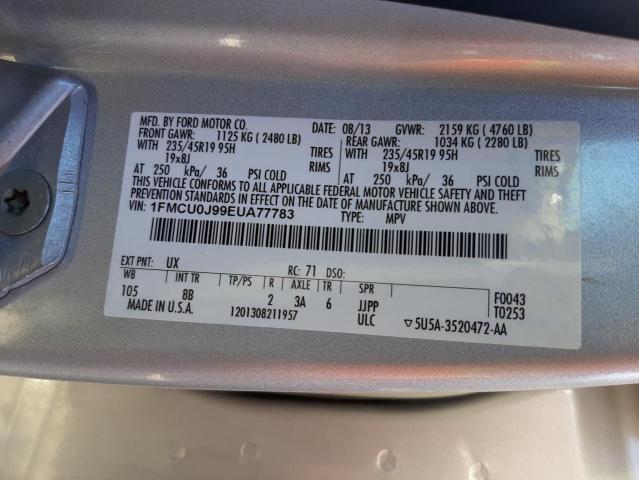 Photo 10 from auction – 2014 FORD ESCAPE TIT with VIN 1FMCU0J99EUA77783