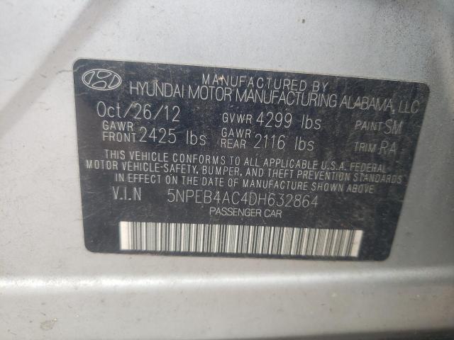 Photo 10 from auction – 2013 HYUNDAI SONATA GLS with VIN 5NPEB4AC4DH632864