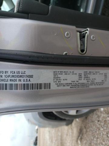Photo 10 from auction – 2021 JEEP CHEROKEE L with VIN 1C4PJMDX5MD174302