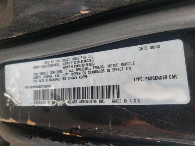 Photo 10 from auction – 2004 SUBARU LEGACY OUT with VIN 4S3BH686047609941