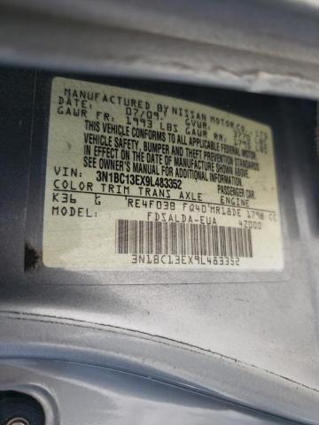 Photo 10 from auction – 2009 NISSAN VERSA S with VIN 3N1BC13EX9L483352