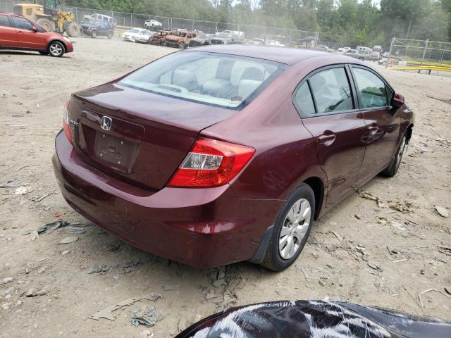 Photo 4 from auction – 2012 HONDA CIVIC LX with VIN 19XFB2F58CE057951