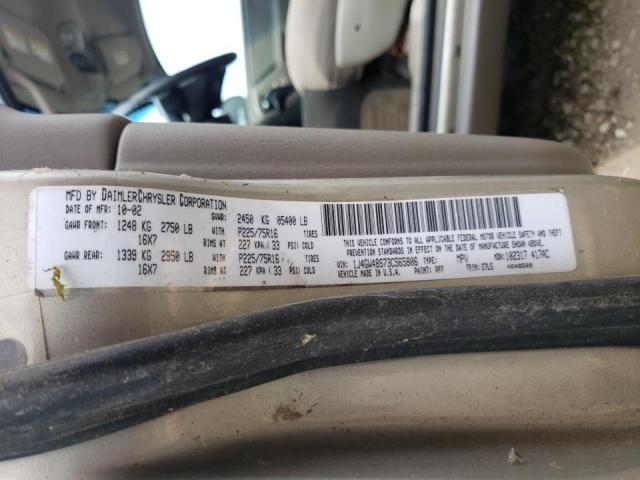 Photo 10 from auction – 2003 JEEP GRAND CHER with VIN 1J4GW48S73C565806