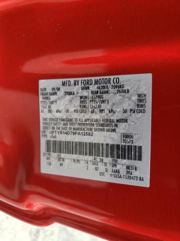 Photo 10 from auction – 2009 FORD RANGER SUP with VIN 1FTYR14D79PA12582