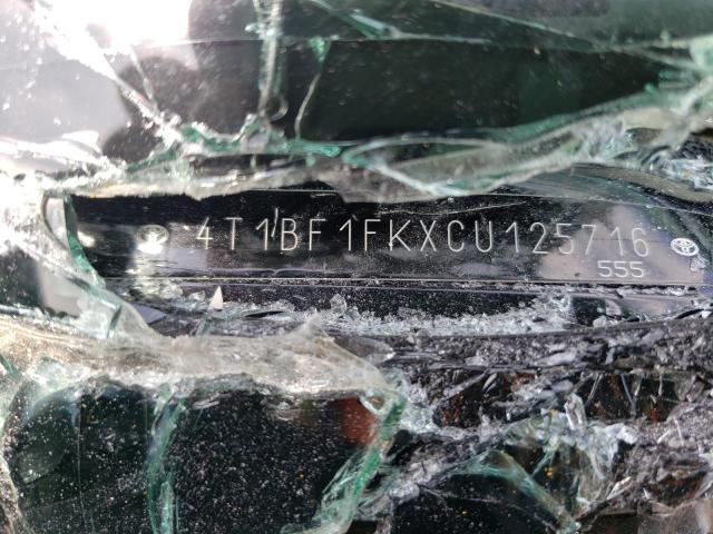 Photo 10 from auction – 2012 TOYOTA CAMRY BASE with VIN 4T1BF1FKXCU125716