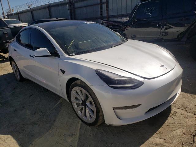TESLA MODEL 3 2022 with VIN 5YJ3E1EA5NF145341 - Photo from auction