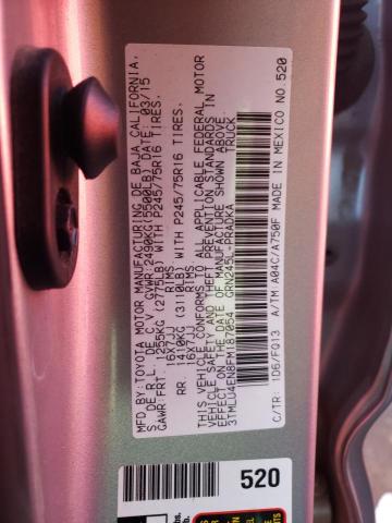 Photo 10 from auction – 2015 TOYOTA TACOMA DOU with VIN 3TMLU4EN8FM187054